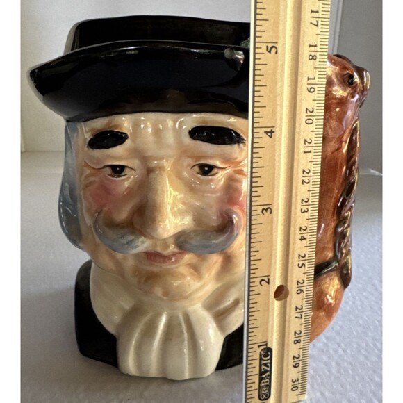 Vintage Royal Winton Grimwades Man w/Tricorn Hat And Horse 5 1/2" Toby Jug Mug - Picture 7 of 7